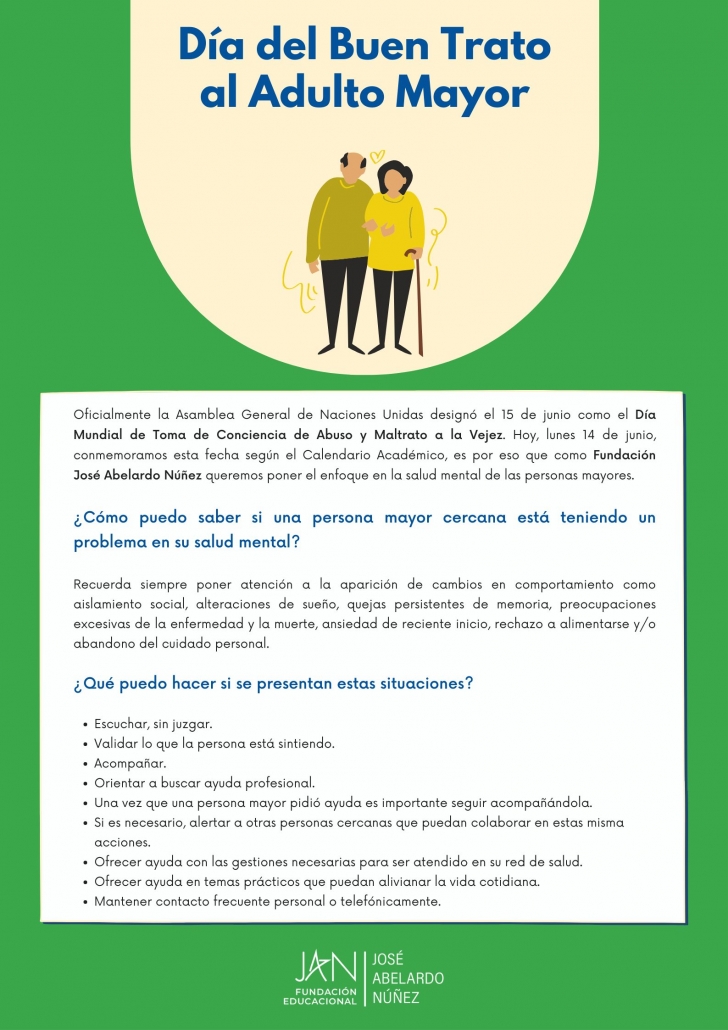 Día del Buen Trato al Adulto Mayor 2021